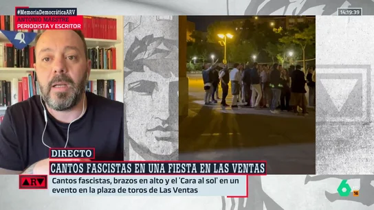 ARV- Maestre señala la "gravedad" de los cantos fascistas en Las Ventas: "Está dentro de una institución de la Comunidad de Madrid" ARV- Maestre señala la "gravedad" de los cantos fascistas en Las Ventas: "Está dentro de una institución de la Comunidad de Madrid"