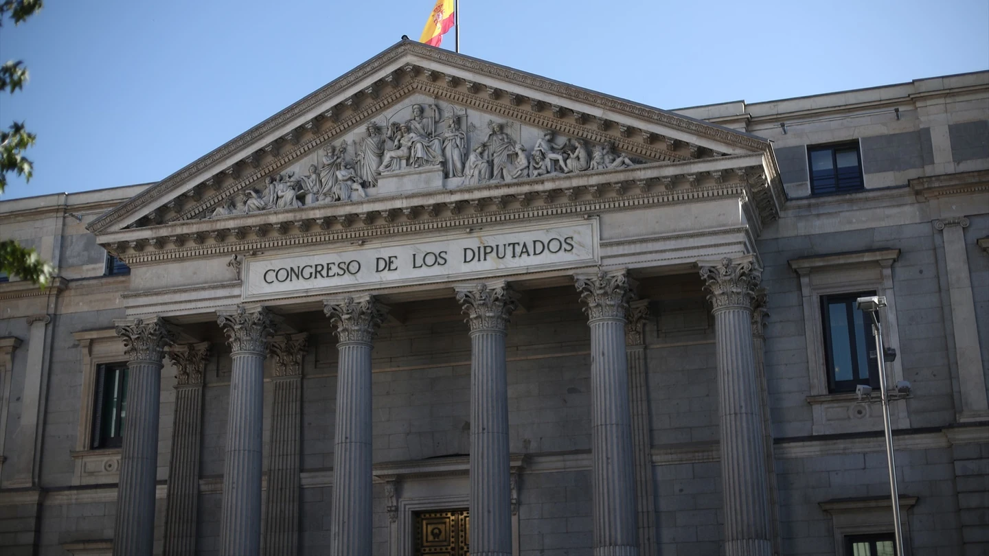 Fachada del Congreso de los Diputados. Fachada del Congreso de los Diputados.