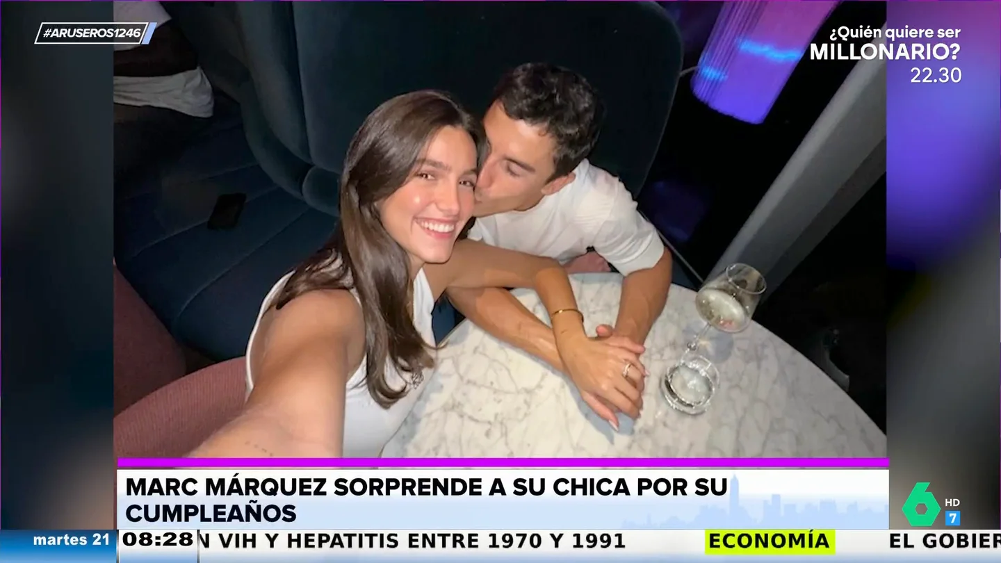 Marc Márquez y Gemma Pinto, más enamorados que nunca: así celebran el cumpleaños de la influencer Marc Márquez y Gemma Pinto, más enamorados que nunca: así celebran el cumpleaños de la influencer