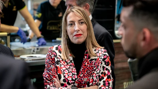 La presidenta de la Junta de Extremadura, María Guardiola, acude a la Feria Cinegética 2024, en IFEMA Madrid, a 14 de marzo de 2024, en Madrid (España). La presidenta de la Junta de Extremadura, María Guardiola, acude a la Feria Cinegética 2024, en IFEMA Madrid, a 14 de marzo de 2024, en Madrid (España).