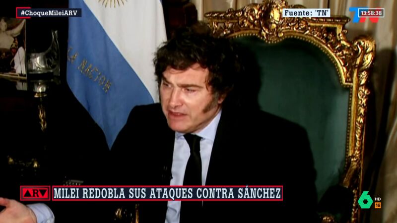 El presidente argentino, Javier Milei