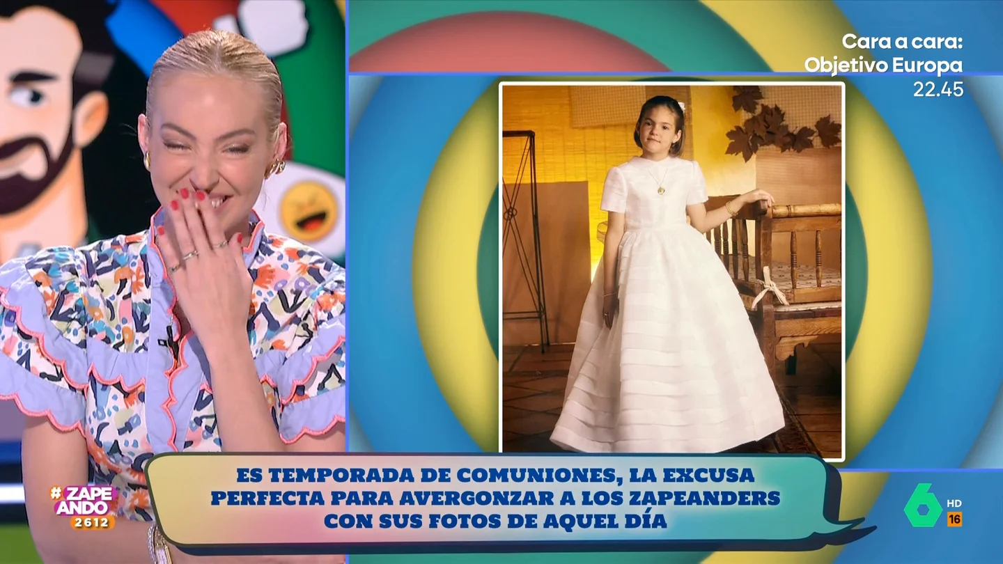El detalle que descubre Valeria Ros al ver la foto de la comunión de Isabel Forner: "¡Ah, que no eres rubia!" El detalle que descubre Valeria Ros al ver la foto de la comunión de Isabel Forner: "¡Ah, que no eres rubia!"