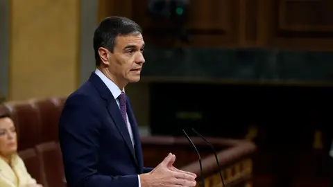  El presidente del Gobierno, Pedro Sánchez, comparece a petición propia ante el pleno del Congreso