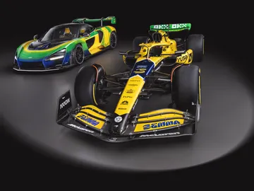 McLaren rinde el homenaje definitivo vistiendo al MCL38 de Senna McLaren rinde el homenaje definitivo vistiendo al MCL38 de Senna