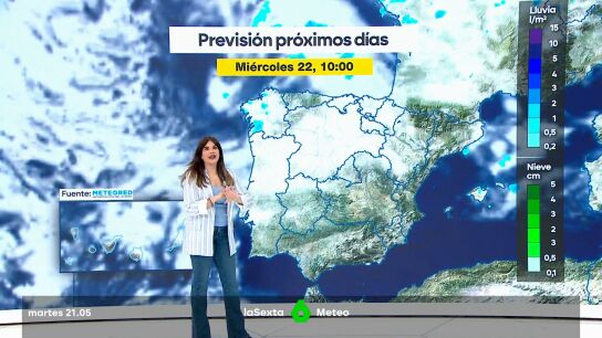 El tiempo mi&eacute;rcoles