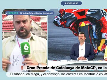 El "percance" de Javier Bastida en el circuito de Montmel&oacute;: as&iacute; le ha 'ensuciado' la camiseta "un tal Marc M&aacute;rquez"