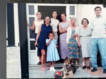 La familia de Ana Peleteiro