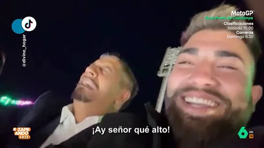 El 'terror' de un hombre tras subirse a una montaña rusa en Córdoba: "Delante de Dios, se me ha bajado la tensión" El 'terror' de un hombre tras subirse a una montaña rusa en Córdoba: "Delante de Dios, se me ha bajado la tensión"