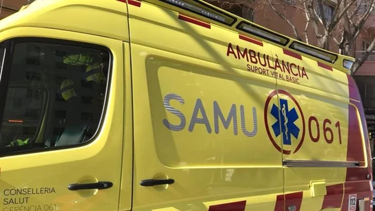 Imagen de archivo de una ambulancia del SAMU Imagen de archivo de una ambulancia del SAMU