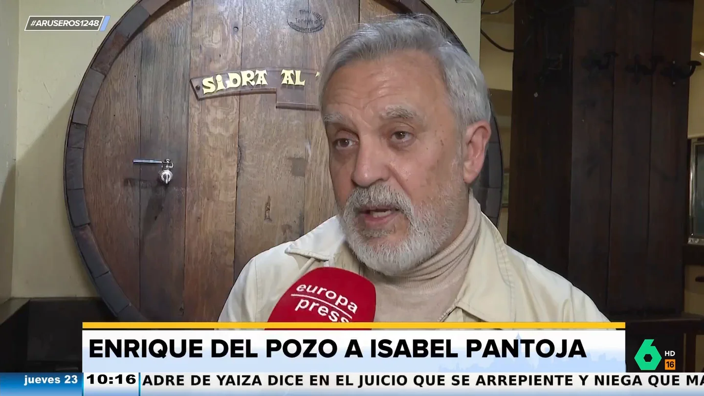 Enrique del Pozo, contra Isabel Pantoja: "Rocío Durcal tuvo un cáncer, pero tuvo otra enfermedad, Isabel Pantoja" Enrique del Pozo, contra Isabel Pantoja: "Rocío Durcal tuvo un cáncer, pero tuvo otra enfermedad, Isabel Pantoja"