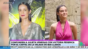 La confusión viral entre Victoria Federica y Julieta Venegas en el cartel de la Velada de Ibai Llanos