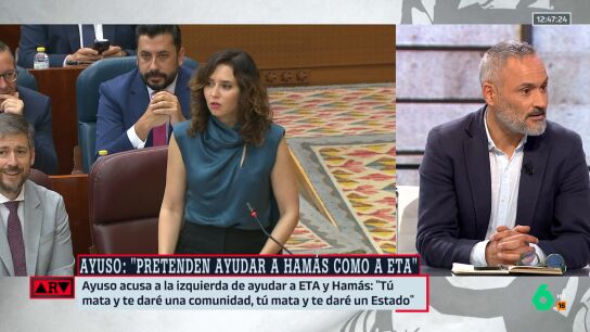 ARV- Mart&iacute;nez-Vares reacciona a las declaraciones de Ayuso sobre ETA y Ham&aacute;s: "Son una metedura de pata sideral"