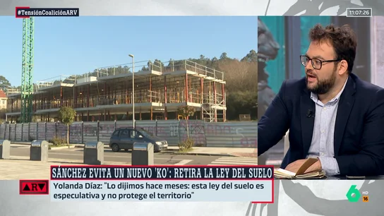 Ferreras ve "imposible" que el PP apoye la reforma de la Ley del Suelo: "Hay tantas posibilidades como que lo haga Milei" Ferreras ve "imposible" que el PP apoye la reforma de la Ley del Suelo: "Hay tantas posibilidades como que lo haga Milei"