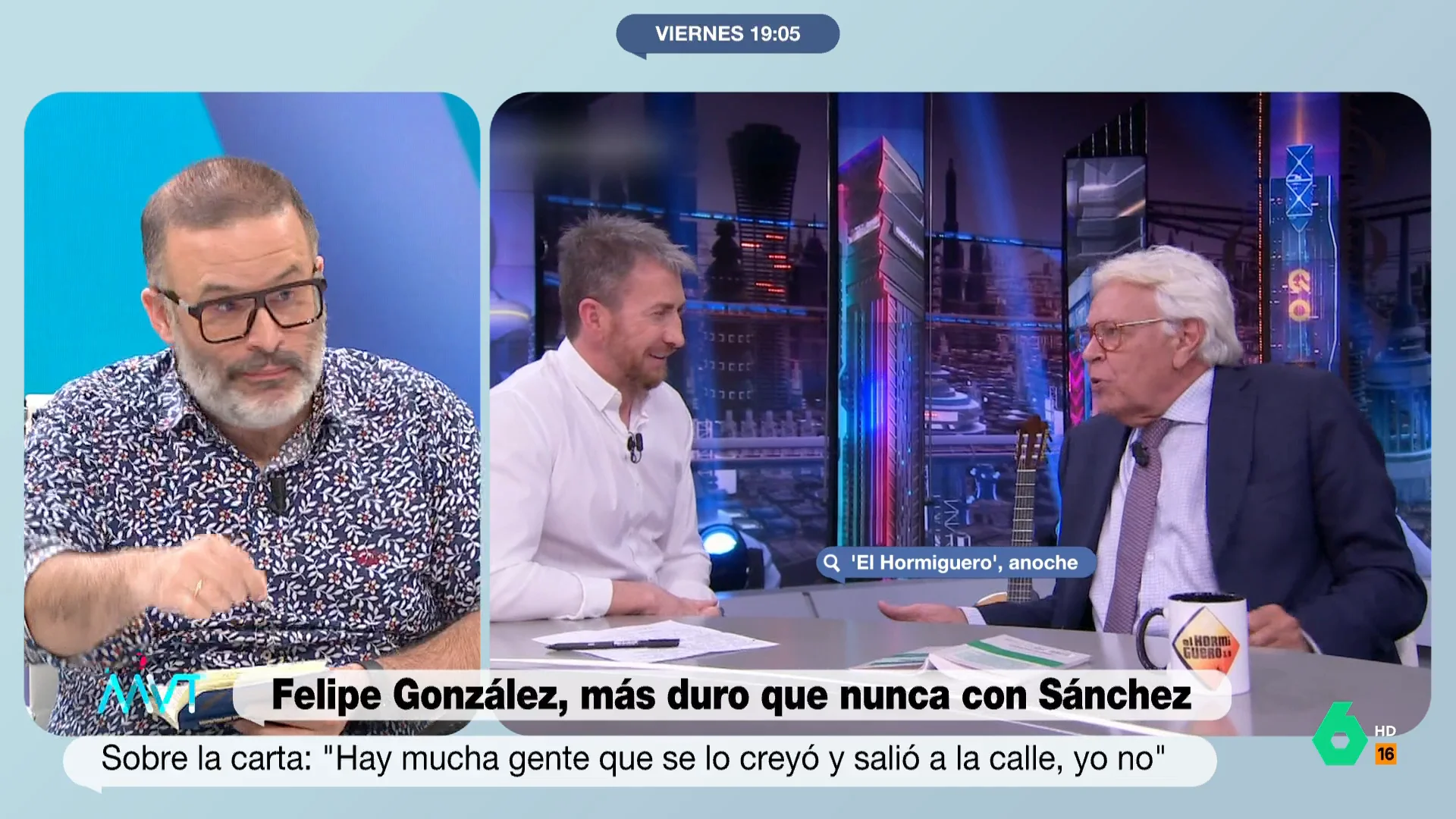 Edu Galán responde a Felipe González