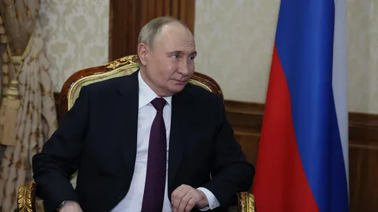 El presidente ruso, Vladímir Putin, durante una reunión con su homólogo bielorruso, Aleksandr Lukashenko. El presidente ruso, Vladímir Putin, durante una reunión con su homólogo bielorruso, Aleksandr Lukashenko.