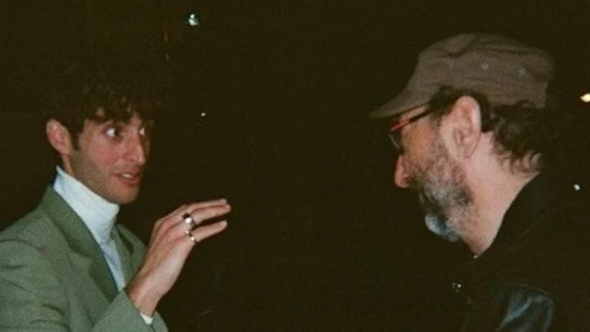 El actor Dani Ibáñez junto a Jota (Los Planetas) en el Festival de Málaga El actor Dani Ibáñez junto a Jota (Los Planetas) en el Festival de Málaga