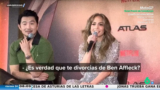 La sorprendente reacción de Jennifer Lopez cuando le preguntan si se va a separar de Ben Affleck La sorprendente reacción de Jennifer Lopez cuando le preguntan si se va a separar de Ben Affleck