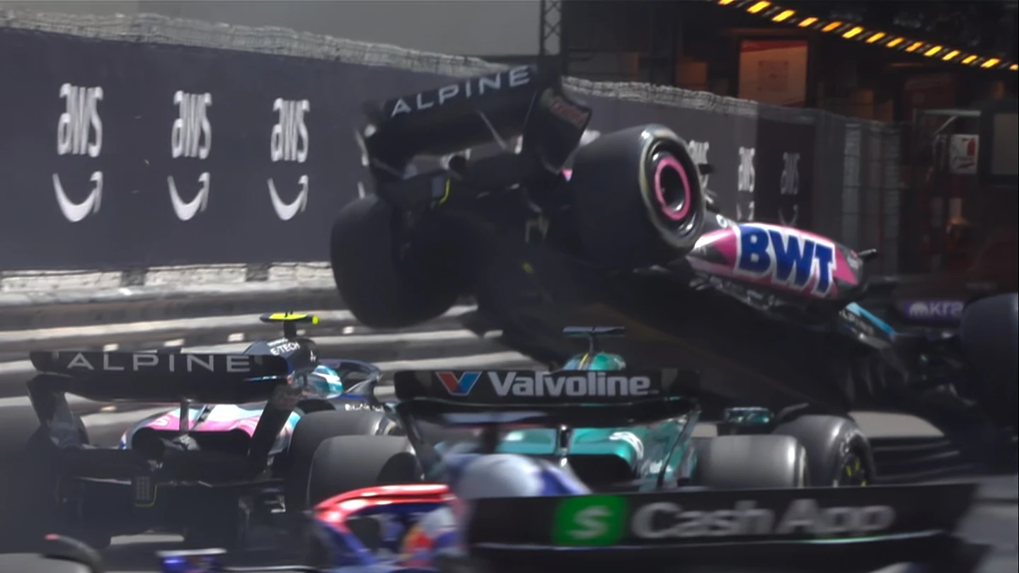 Esteban Ocon, por los aires Esteban Ocon, por los aires