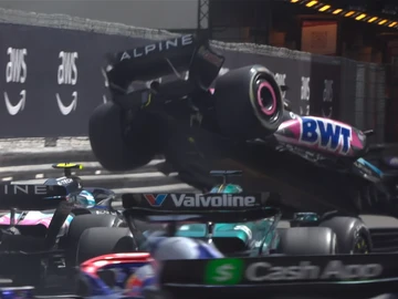 Esteban Ocon, por los aires Esteban Ocon, por los aires