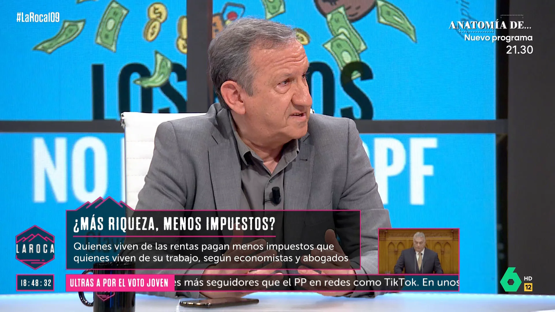 LA ROCA Carlos Cruzado, sobre los paraísos fiscales: "La UE tiene una lista, pero los criterios no se los aplica a sí misma" 