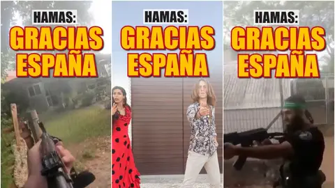 Imagen del vídeo del ministro Israel Katz contra Pedro Sánchez