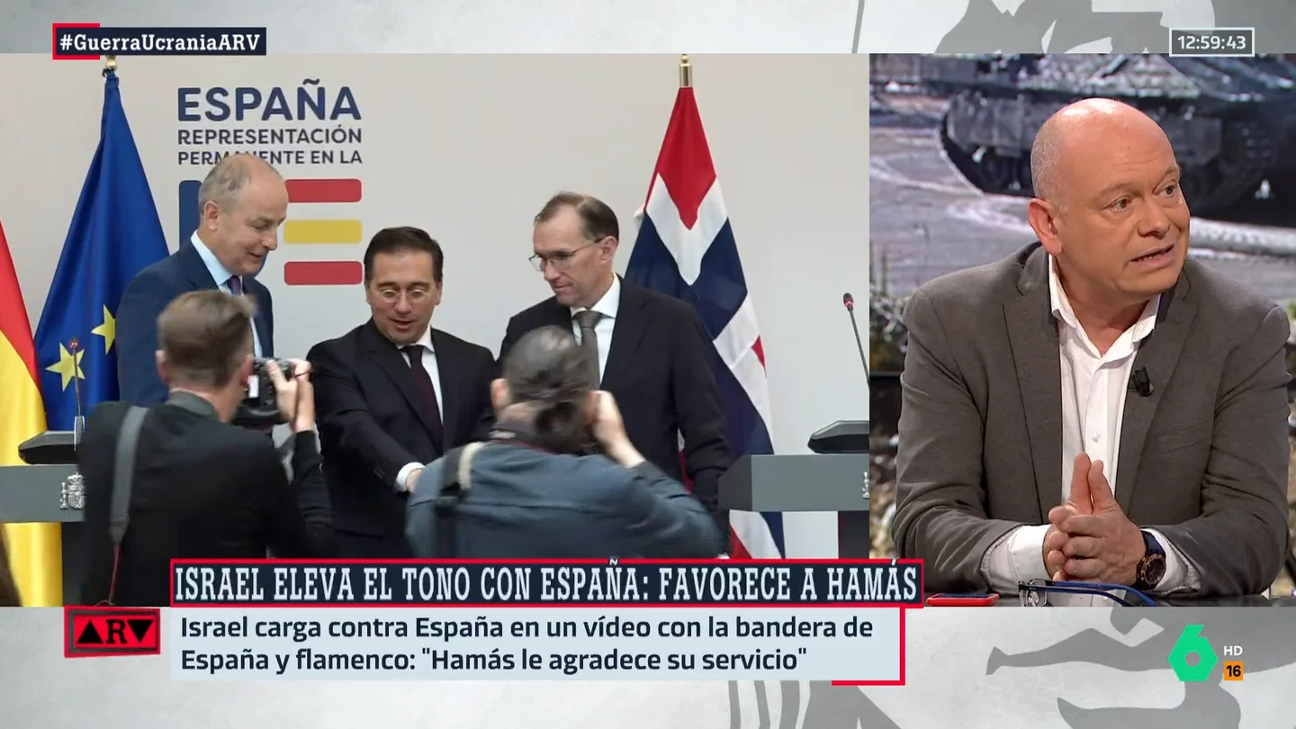ARV- Gabriel Sanz analiza la tensión entre Israel y España: "Cuidado con sobreactuar" ARV- Gabriel Sanz analiza la tensión entre Israel y España: "Cuidado con sobreactuar"