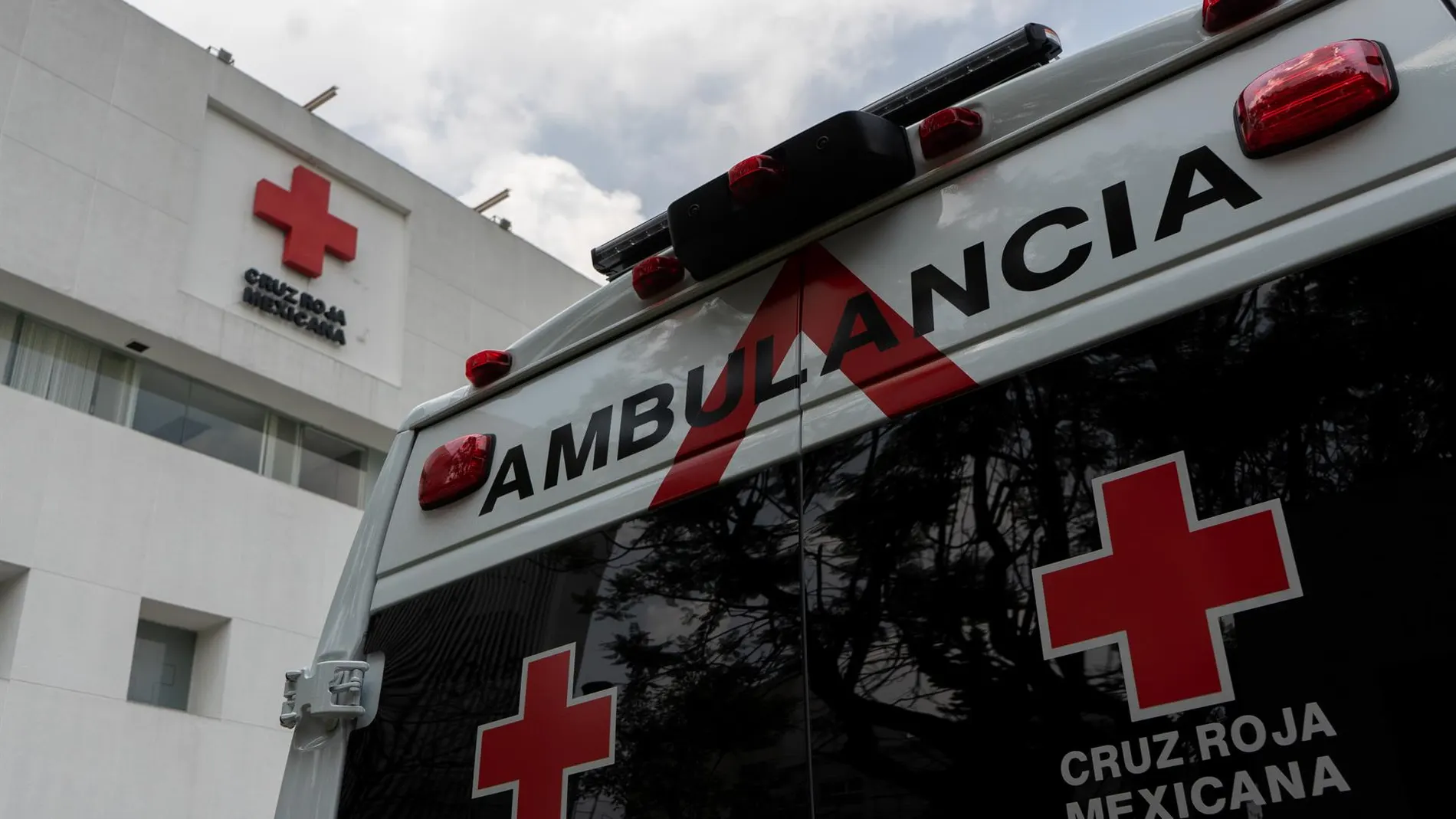 Imagen de archivo de una ambulancia de la Cruz Roja mexicana