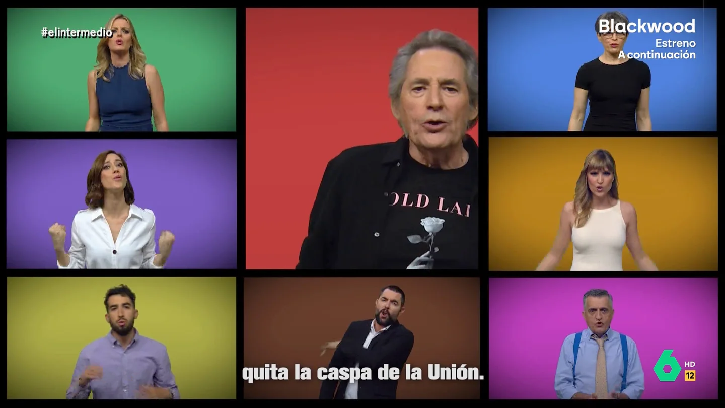 El himno de El Intermedio para las elecciones europeas: "Si los extremistas crecen como setas, detén esta plaga usando tu papeleta" El himno de El Intermedio para las elecciones europeas: "Si los extremistas crecen como setas, detén esta plaga usando tu papeleta"