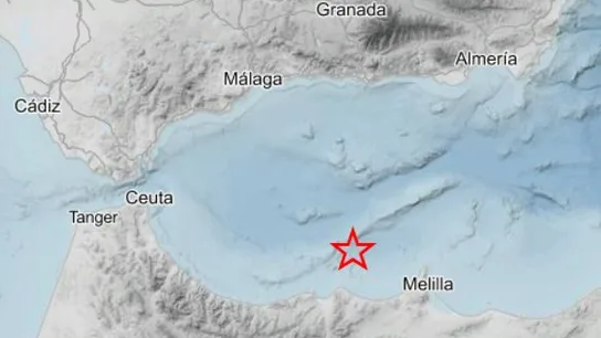 Un terremoto de magnitud 4.2 hace temblar Melilla, Málaga y Granada durante la madrugada Un terremoto de magnitud 4.2 hace temblar Melilla, Málaga y Granada durante la madrugada