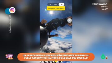 Un paracaidista pierde el móvil en plena caída y consigue recuperarlo gracias a la geolocalización