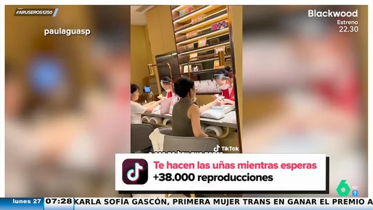Te hacen las uñas mientras esperas a tener mesa: así es uno de los restaurantes más virales de China Te hacen las uñas mientras esperas a tener mesa: así es uno de los restaurantes más virales de China