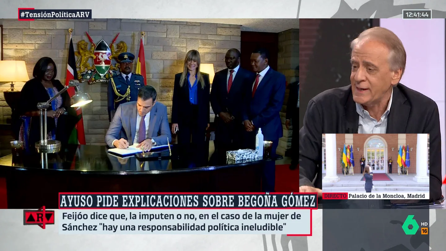 ARV- Ignacio Cembrero señala cuál es el "único reproche" que se le puede hacer a Begoña Gómez: "Es una anomalía" ARV- Ignacio Cembrero señala cuál es el "único reproche" que se le puede hacer a Begoña Gómez: "Es una anomalía"