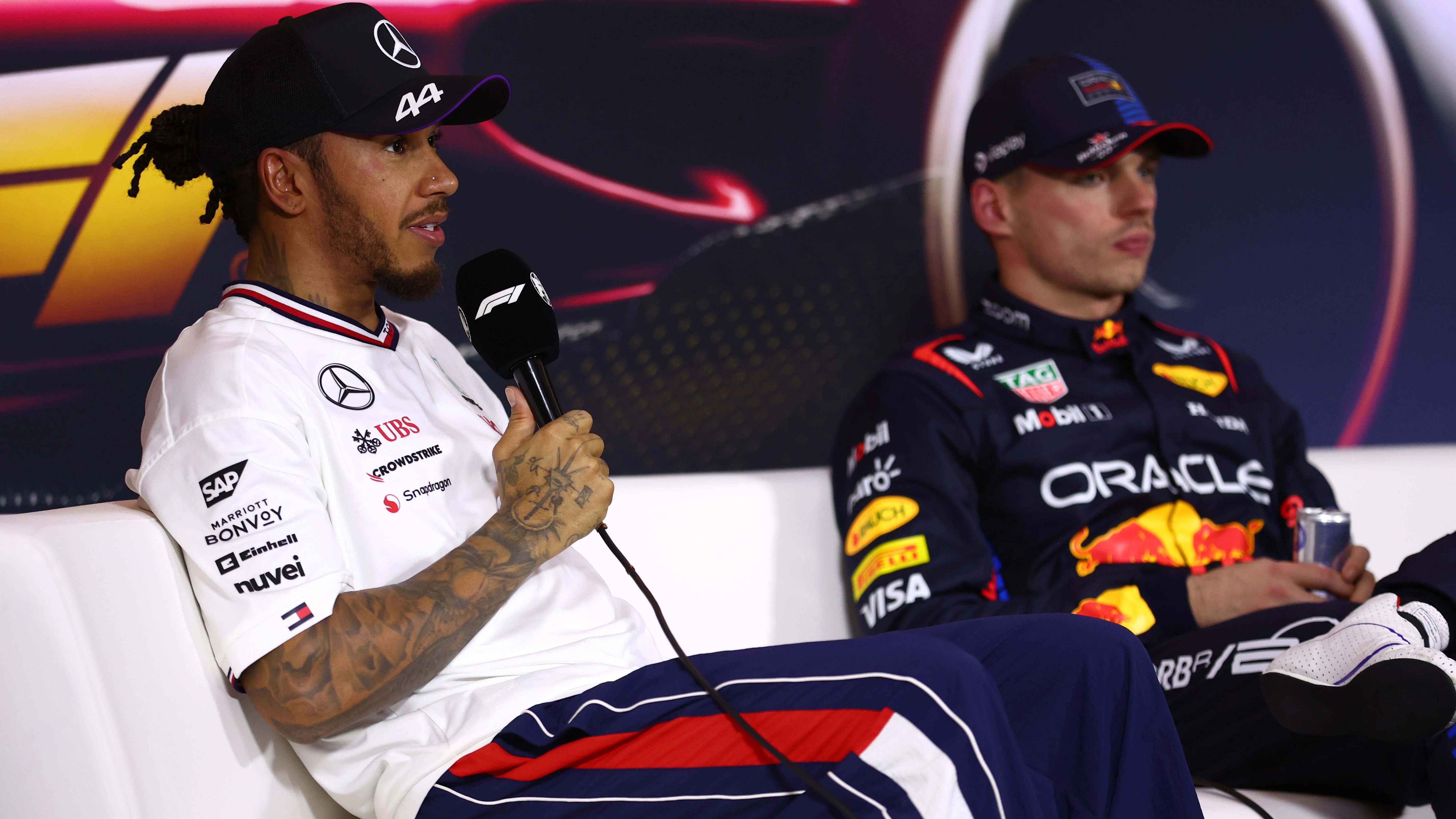 Lewis Hamilton y Max Verstappen