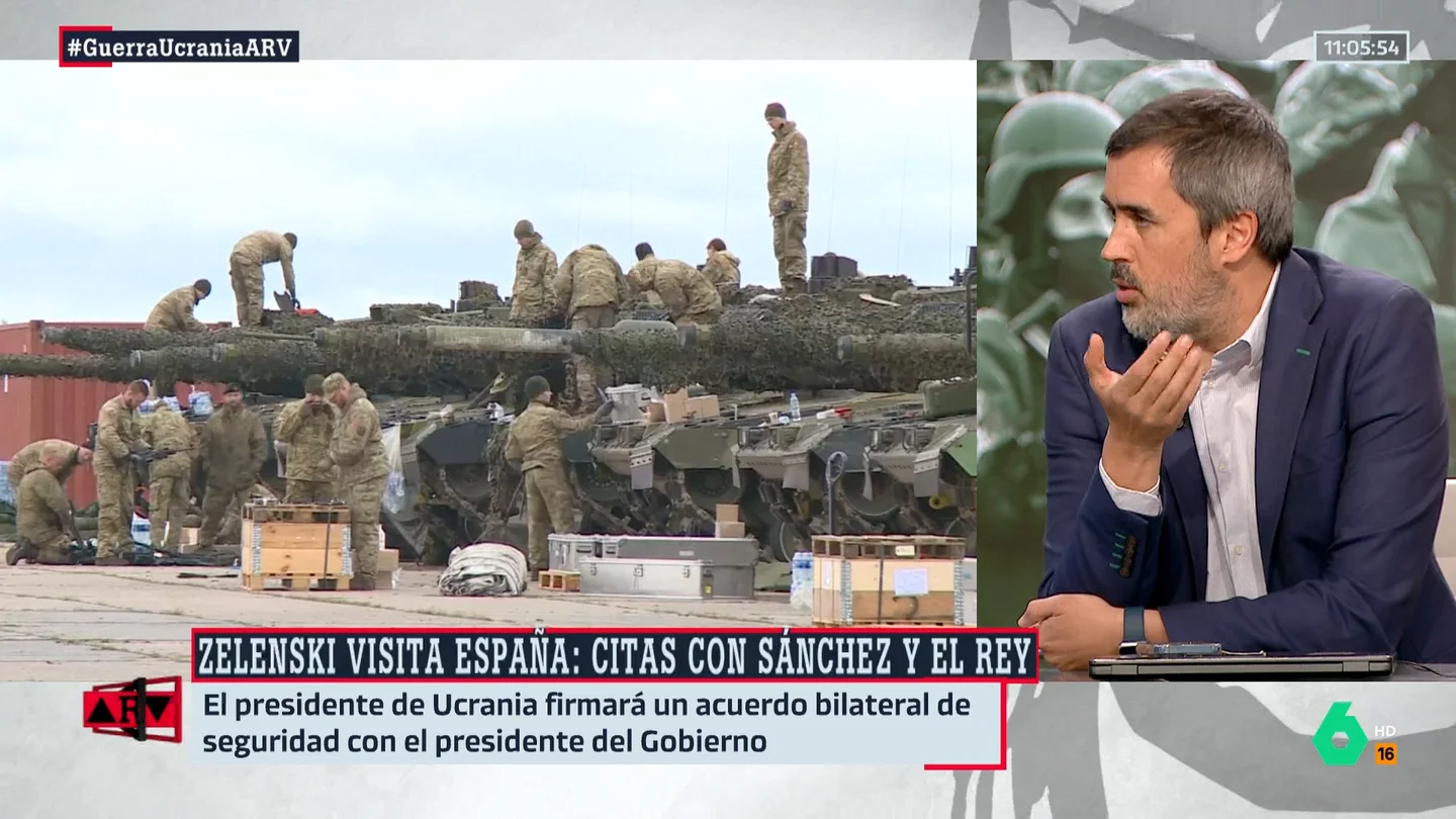 ARV- Carlos E. Cué, sobre la ayuda armamentística que España destinará a Ucrania: "Es un salto muy relevante" ARV- Carlos E. Cué, sobre la ayuda armamentística que España destinará a Ucrania: "Es un salto muy relevante"