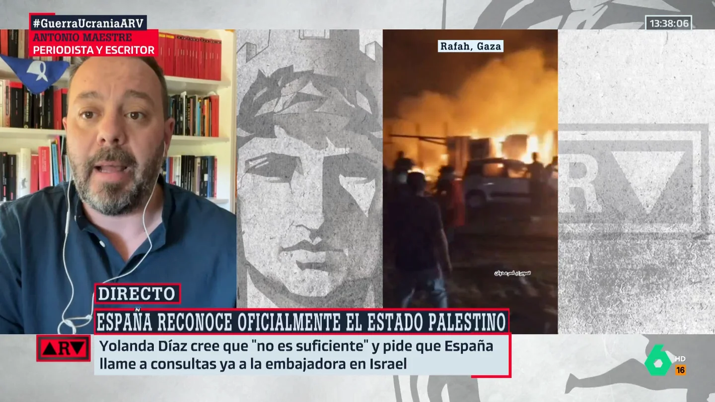 La solución de Antonio Maestre para "parar" a Israel (más allá del reconocimiento de Palestina): "Con sanciones" La solución de Antonio Maestre para "parar" a Israel (más allá del reconocimiento de Palestina): "Con sanciones"