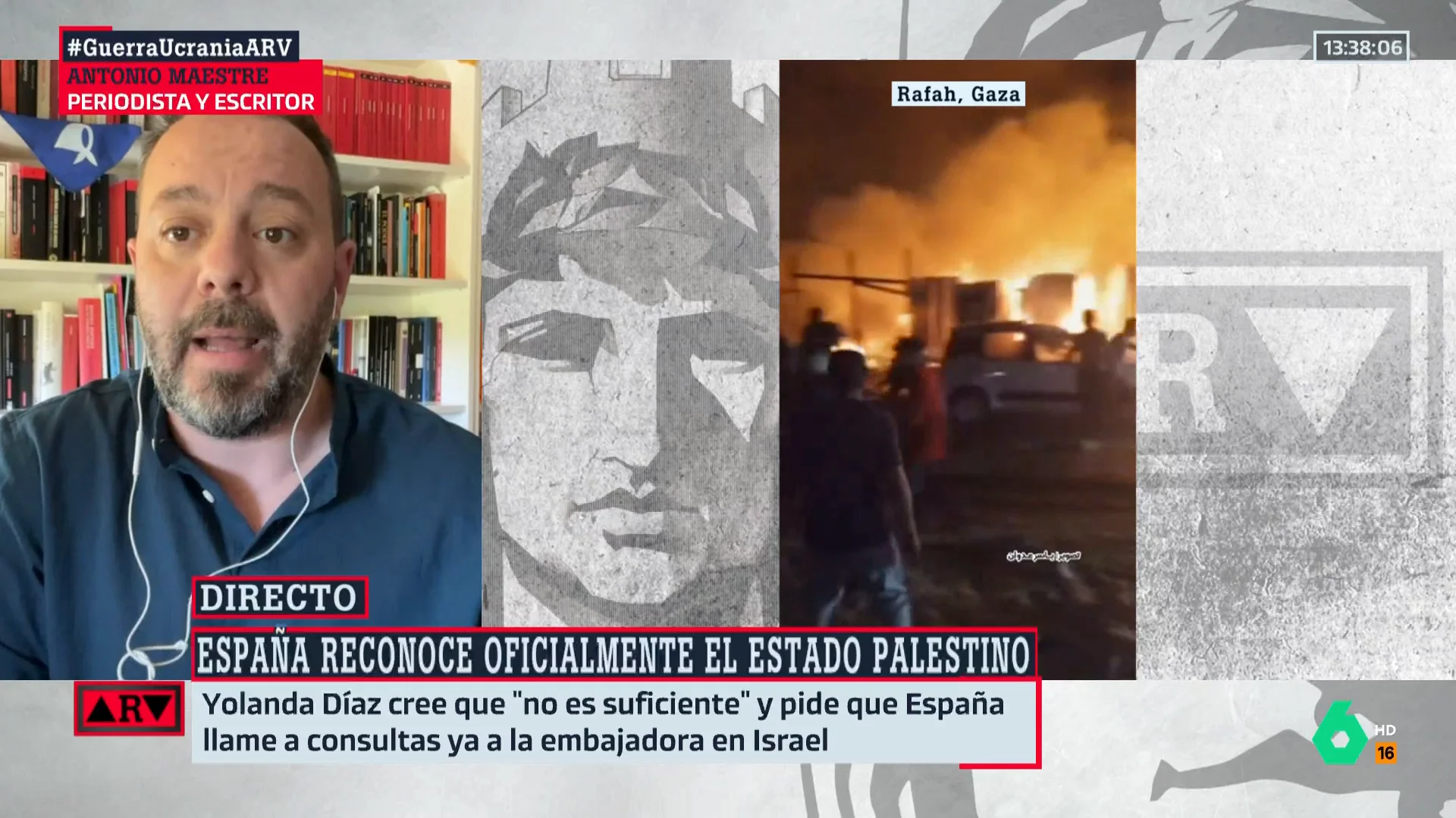 La solución de Antonio Maestre para "parar" a Israel (más allá del reconocimiento de Palestina): "Con sanciones"