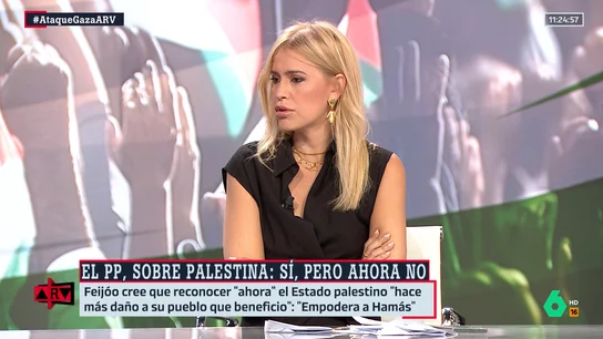 ARV- Afra Blanco responde a Feijóo: "¿Cuándo van a querer reconocer el Estado de Palestina, cuando no queden palestinos?" ARV- Afra Blanco responde a Feijóo: "¿Cuándo van a querer reconocer el Estado de Palestina, cuando no queden palestinos?"