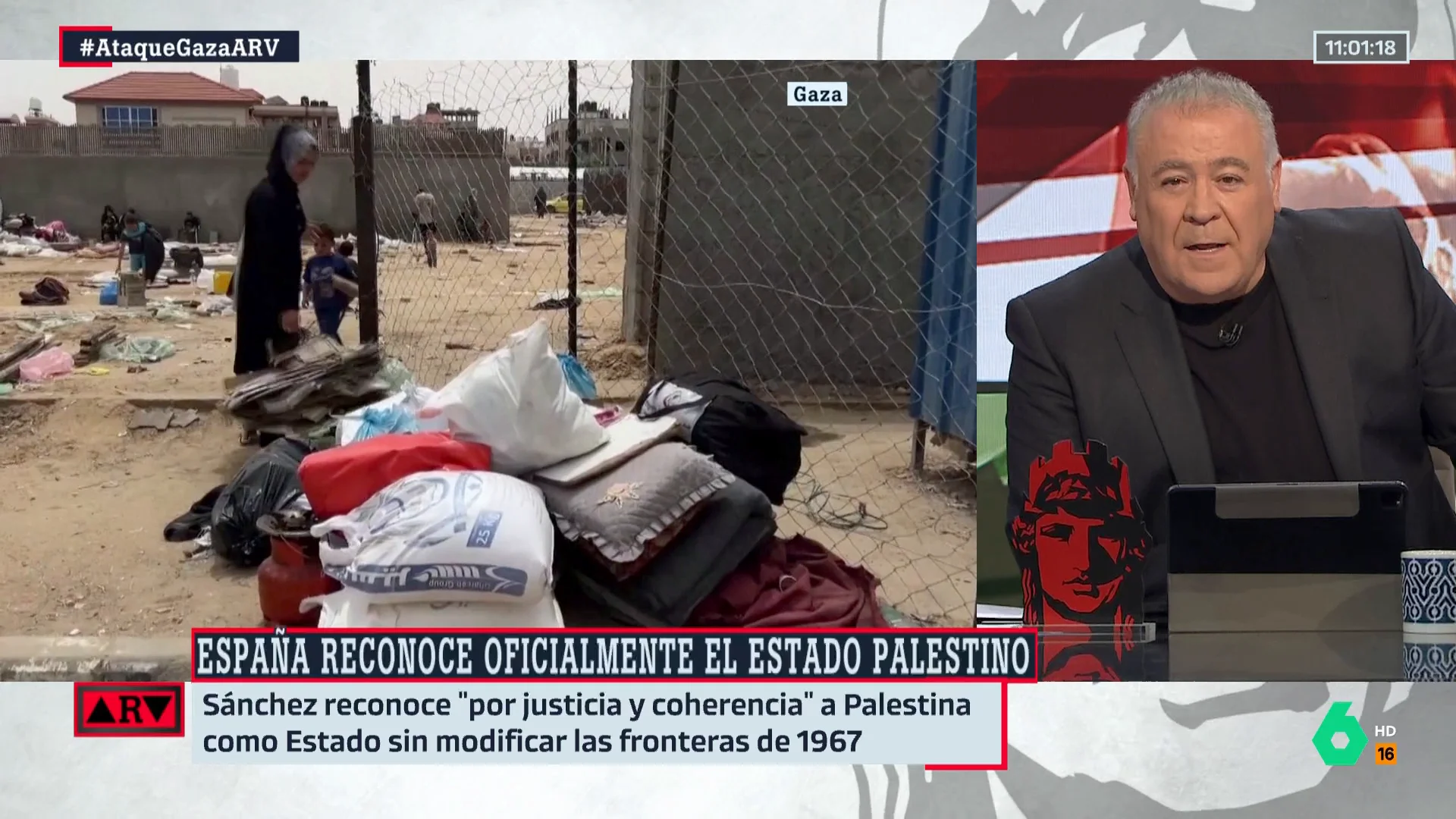 ARV- Ferreras, sobre el reconocimiento del Estado palestino: "Esto no significa ser antijudío o estar en contra de Israel"