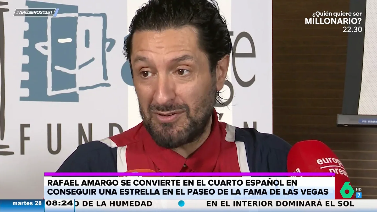 Rafael Amargo se convierte en el primer artista flamenco con una estrella en el Paseo de la Fama de Las Vegas Rafael Amargo se convierte en el primer artista flamenco con una estrella en el Paseo de la Fama de Las Vegas