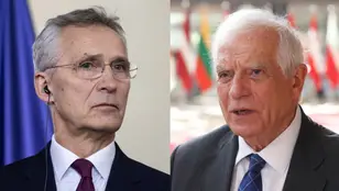 El secretario general de la OTAN, Jens Stoltenberg, y el Alto Representante de la UE para Asuntos Exteriores, Josep Borrell.