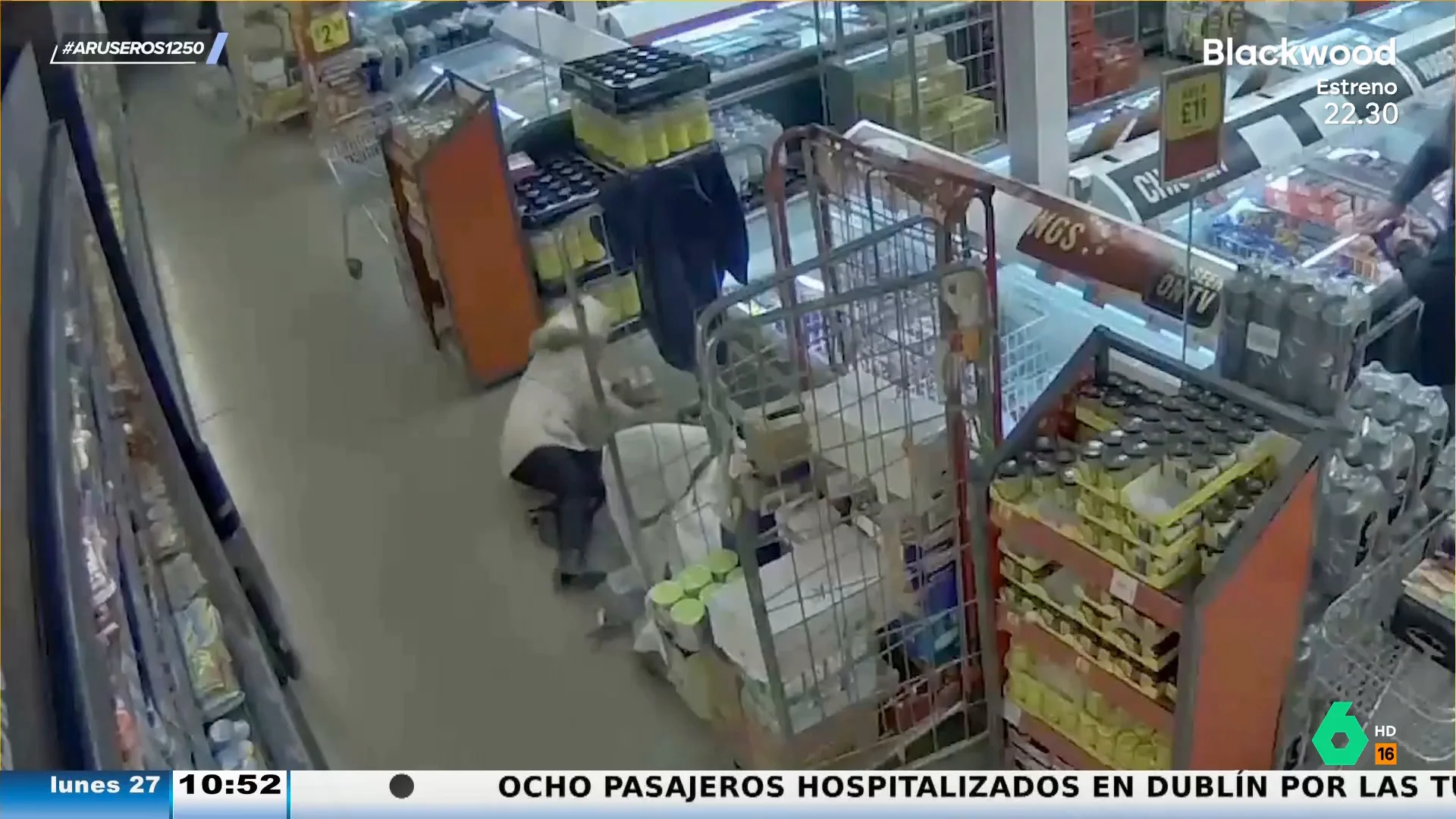 Finge una caída en un supermercado para que la indemnicen y acaba pagando: "El juez al ver las imágenes se ha descojonado"