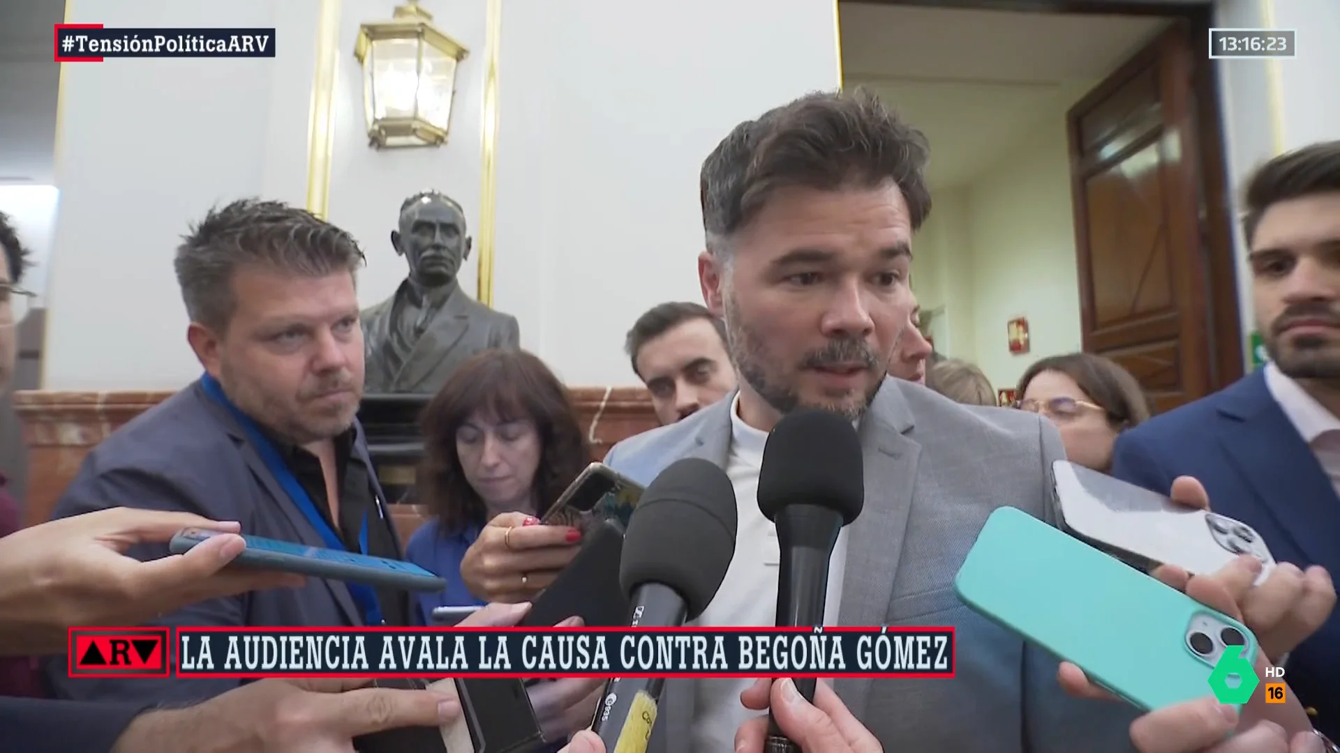 Rufián sobre la reunión de Abascal con Netanyahu