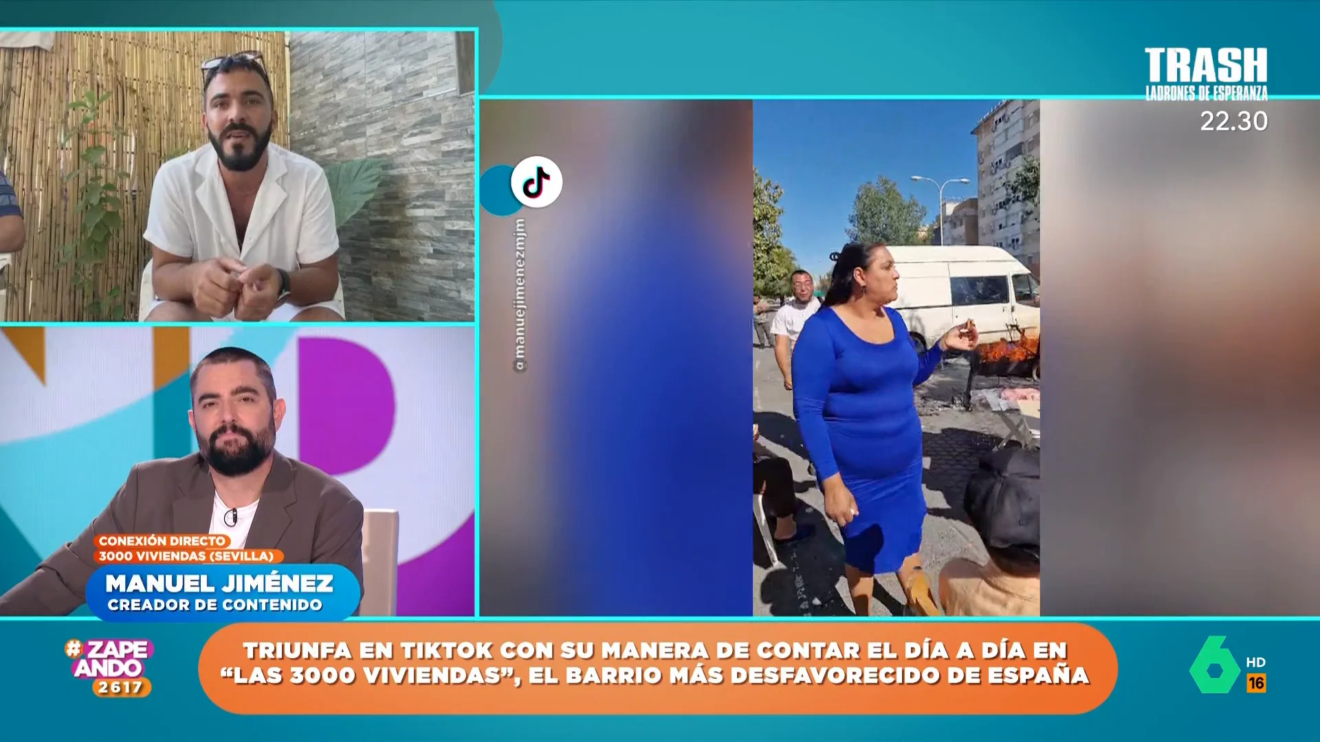 Manuel Jiménez triunfa en las redes sociales mostrando las 3.000 Viviendas: "Quería mostrar lo desconocido, lo que nunca se saca del barrio"