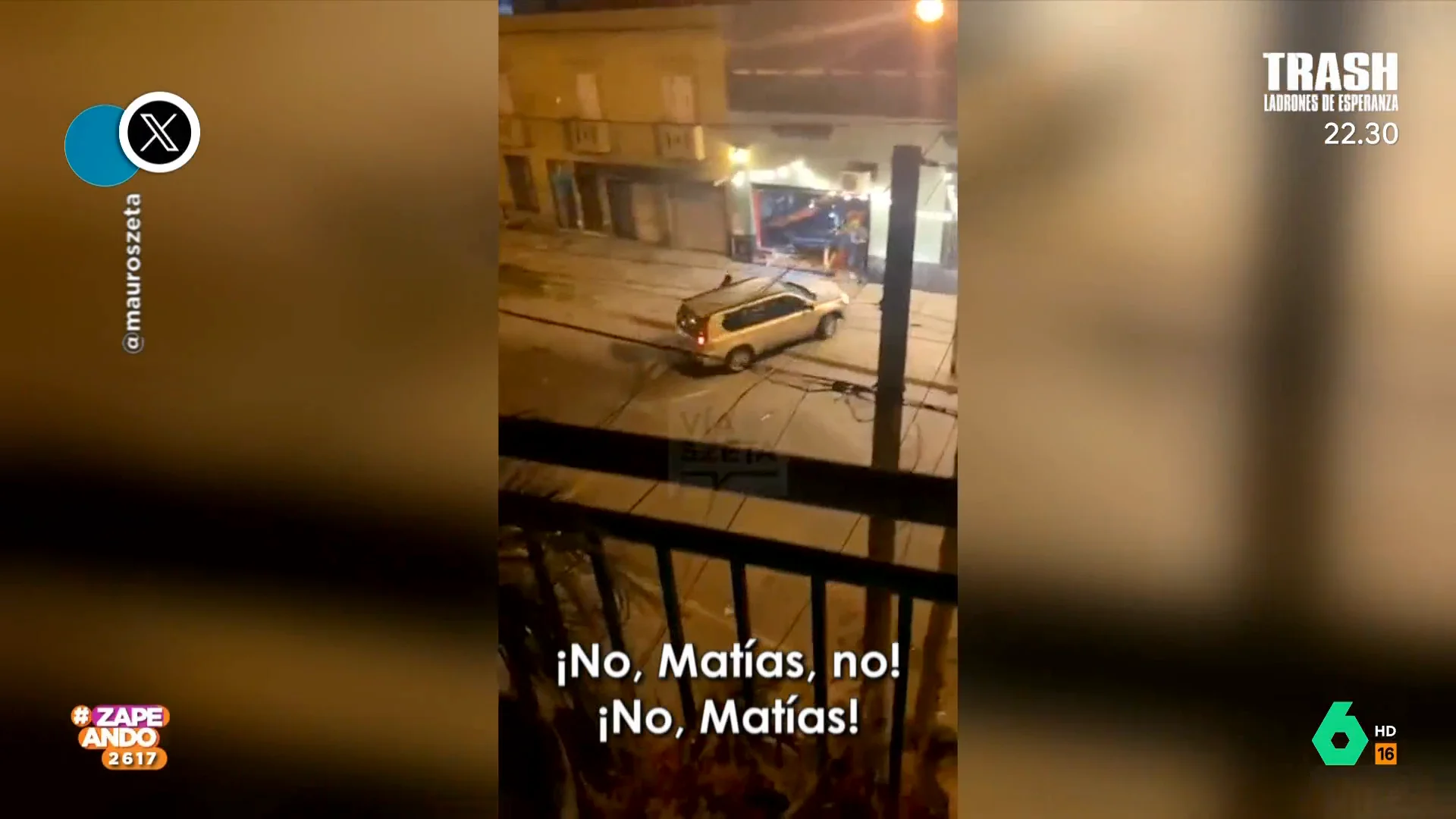 La impactante reacción de un hombre cuando le echan del bar: "¡No, Matías, no!"