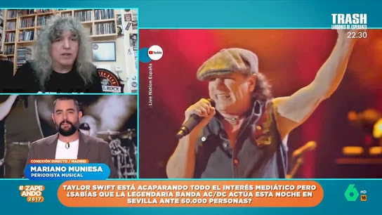 El periodista musical Mariano Muniesa apunta a la clave del éxito de AC/DC: "Siguen siendo el espíritu del rock and roll" El periodista musical Mariano Muniesa apunta a la clave del éxito de AC/DC: "Siguen siendo el espíritu del rock and roll"