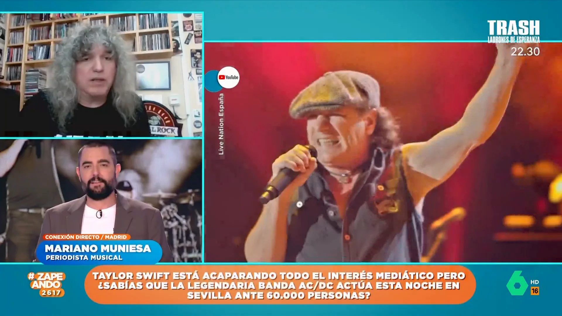 El periodista musical Mariano Muniesa apunta a la clave del éxito de AC/DC: "Siguen siendo el espíritu del rock and roll"