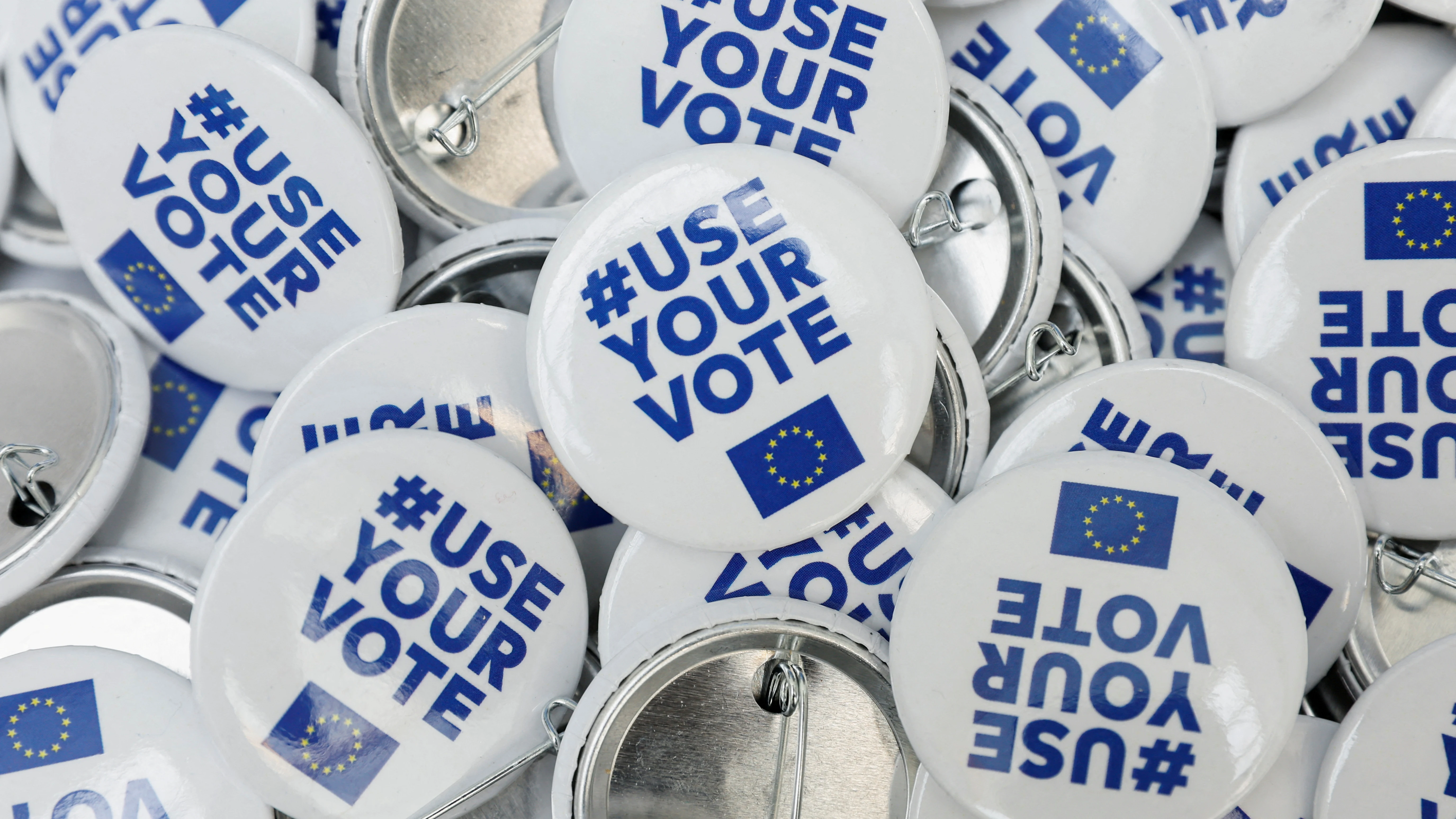 'Use your vote', el lema para motivar el voto en la campaña de las europeas.