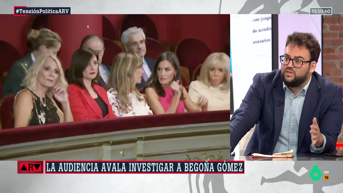ARV- Monrosi, sobre Begoña Gómez: "El magistrado no sabe por lo que imputarla" ARV- Monrosi, sobre Begoña Gómez: "El magistrado no sabe por lo que imputarla"