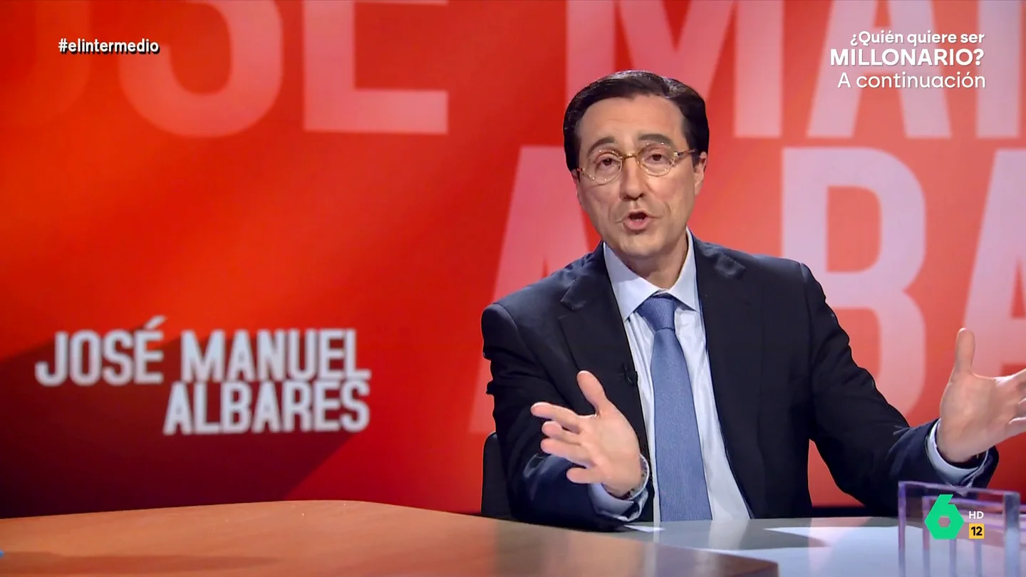'José Manuel Albares' desvela el próximo objetivo del Ministerio de Exteriores Raúl Pérez imita a José Manuel Albares en este vídeo donde revela los siguientes 'objetivos' de su Ministerio de Exteriores, que pasan por cambiar Gibraltar por Barcelona e "iniciar la conquista espacial": "A Gibraltar español le seguirá Mercurio español".