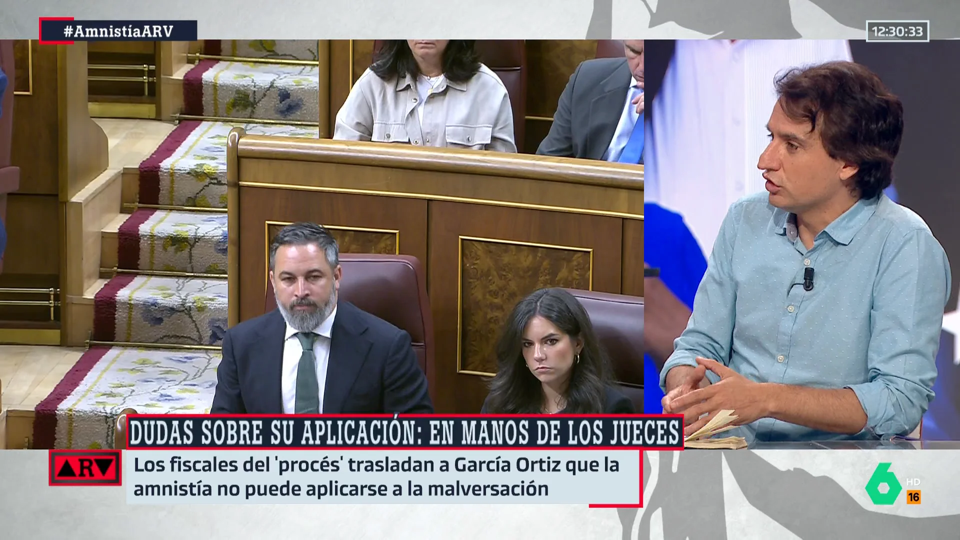 ARV- Lluís Orriols señala que la aprobación de la amnistía es "un hito más: "No es el final de absolutamente nada"